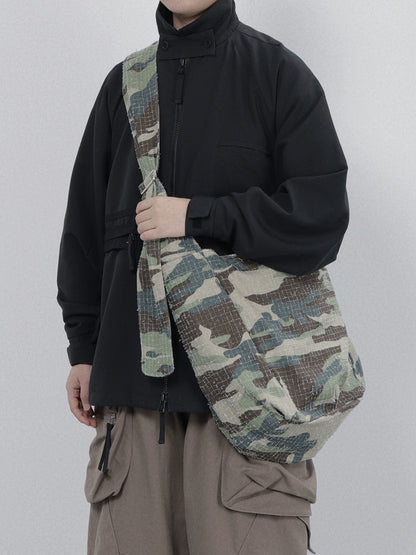MILITARY CAMOUFLAGE CROSSBODY BAG
