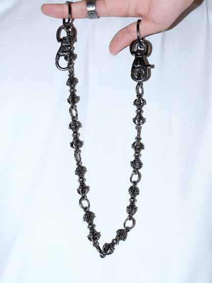 VINATGE HEAVY KNOT WALLET CHAIN