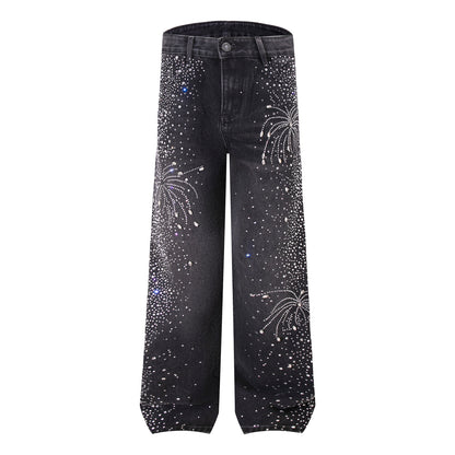 SPARKLERS RHINESTONE DENIM PANTS