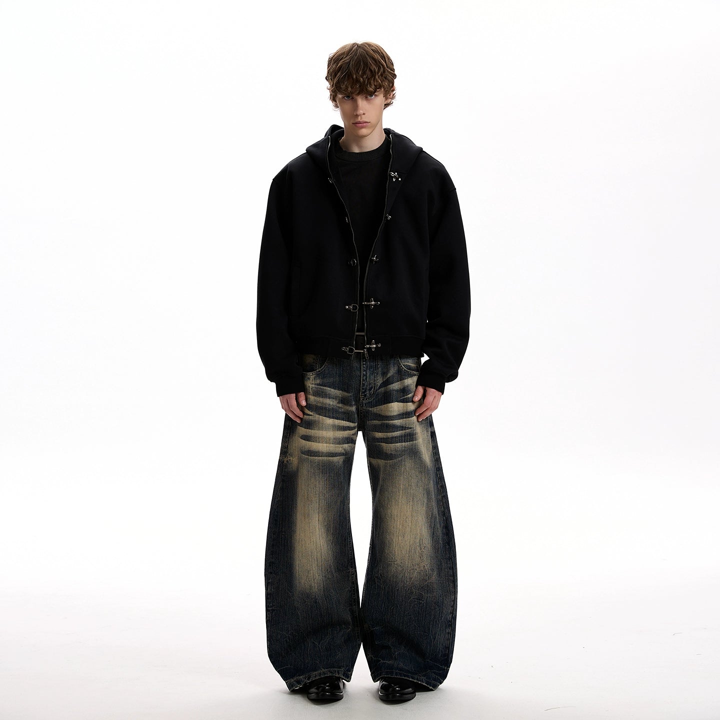 HEAVY FIREMAN HOODED JACKET