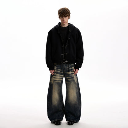 HEAVY FIREMAN HOODED JACKET