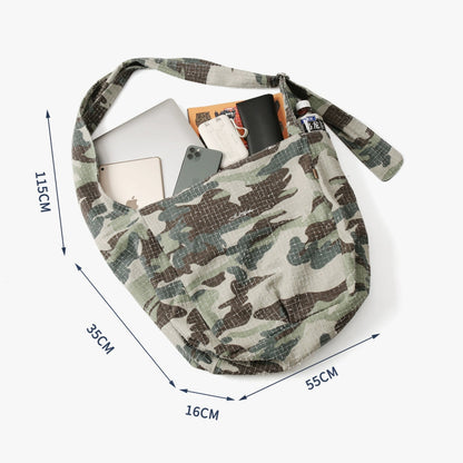 MILITARY CAMOUFLAGE CROSSBODY BAG