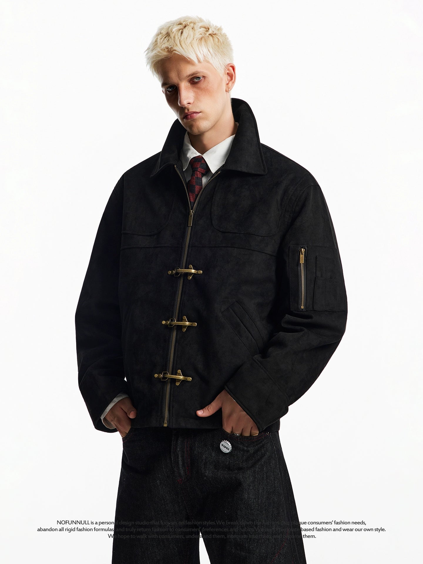 GOLD BUCKLE URBAN FIREMAN JACKET