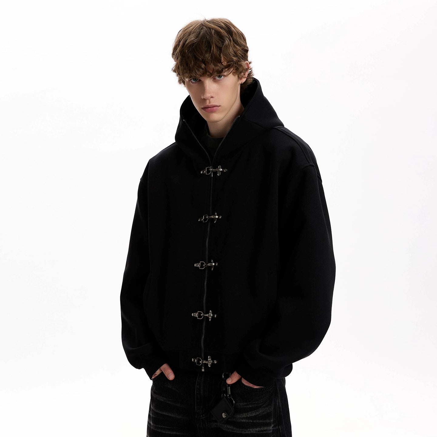 HEAVY FIREMAN HOODED JACKET