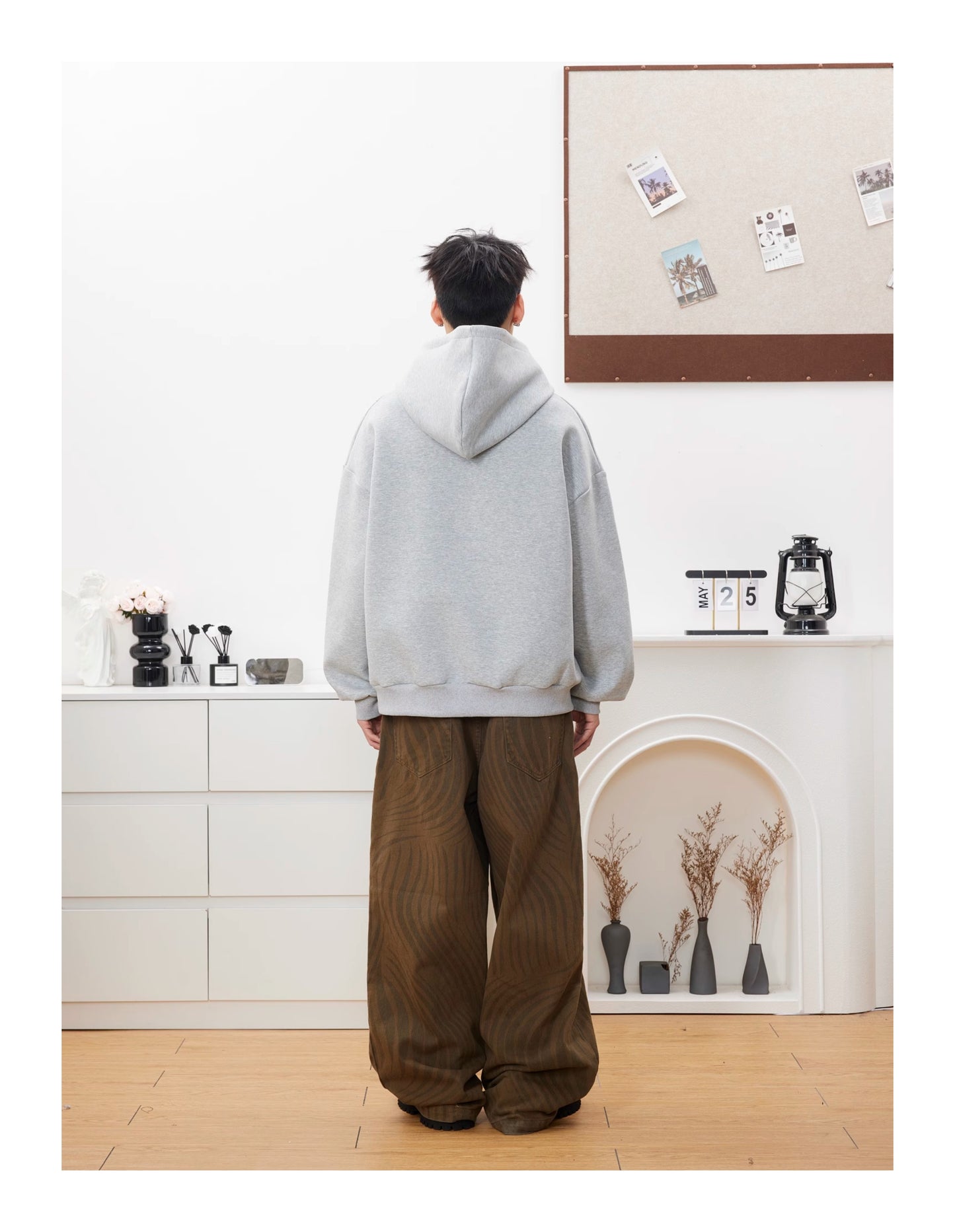 HEAVY HIGH NECK BOTTON HOODIE