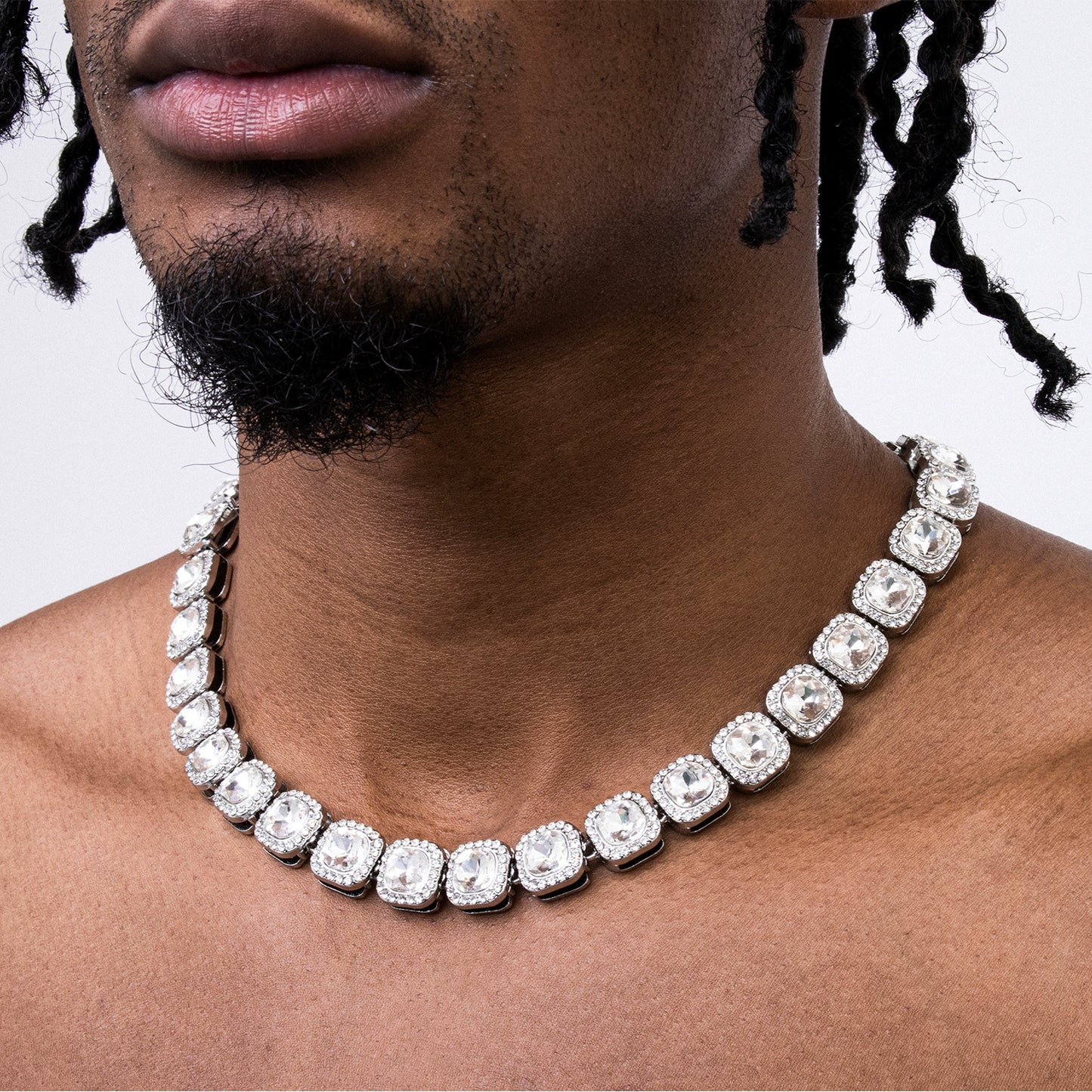 CUBAN ZIRCON ICED NECKLACE