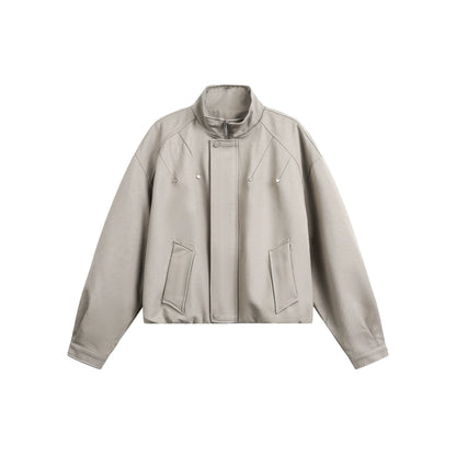 AMERICAN LOOSE DECONSTRUCTED RIVET FLIGHT JACKET