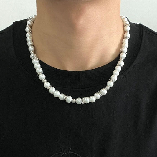 MARBLE PEARL NECKLACE
