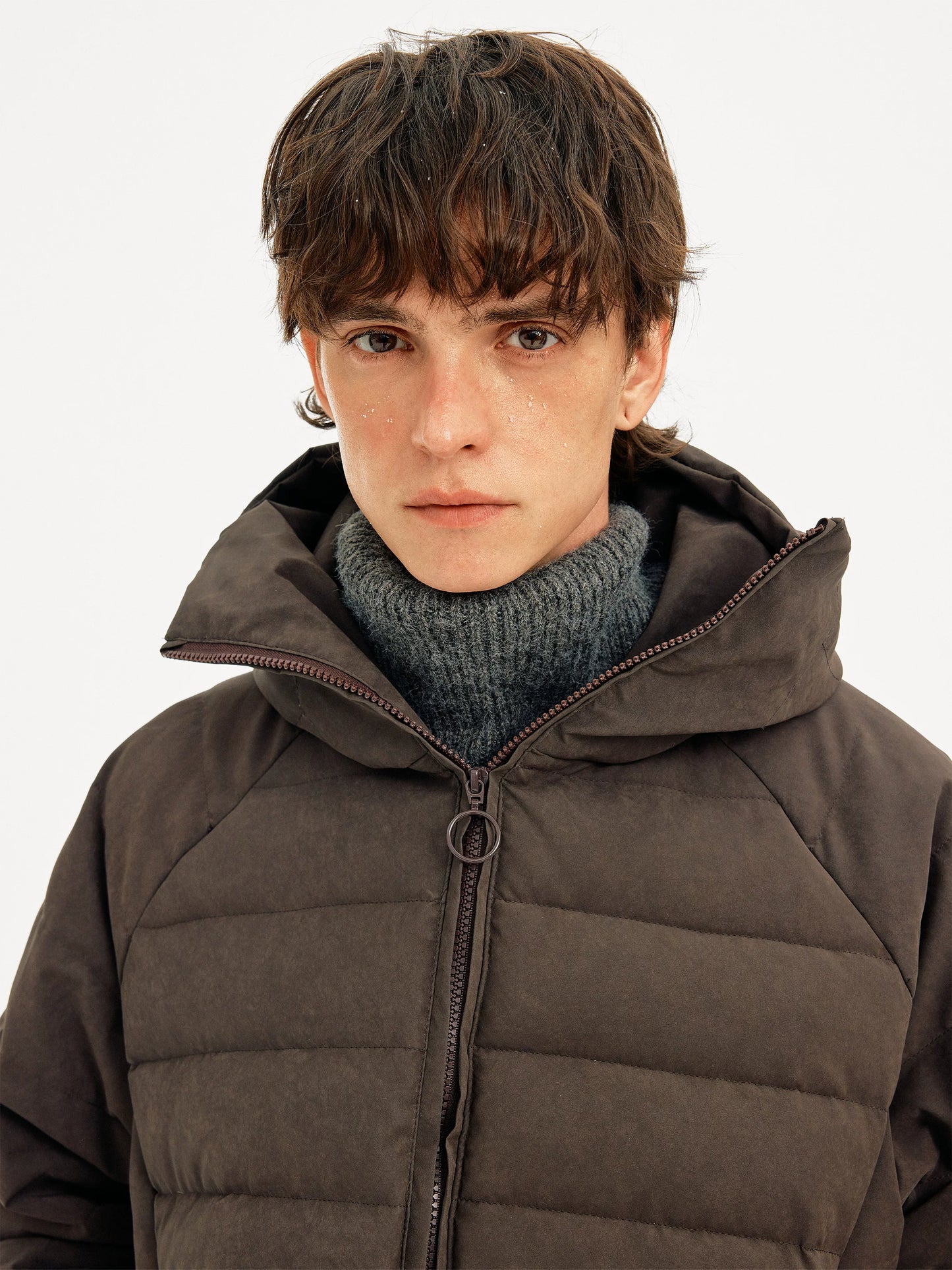 HIGH-NECK MICRO DOWN JACKET
