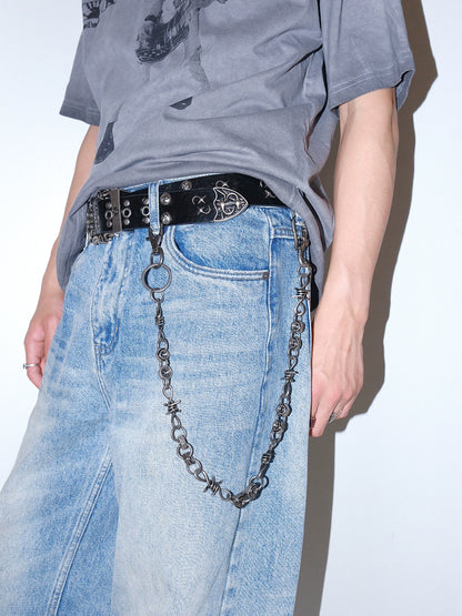 BARBED WIRE WALLET CHAIN