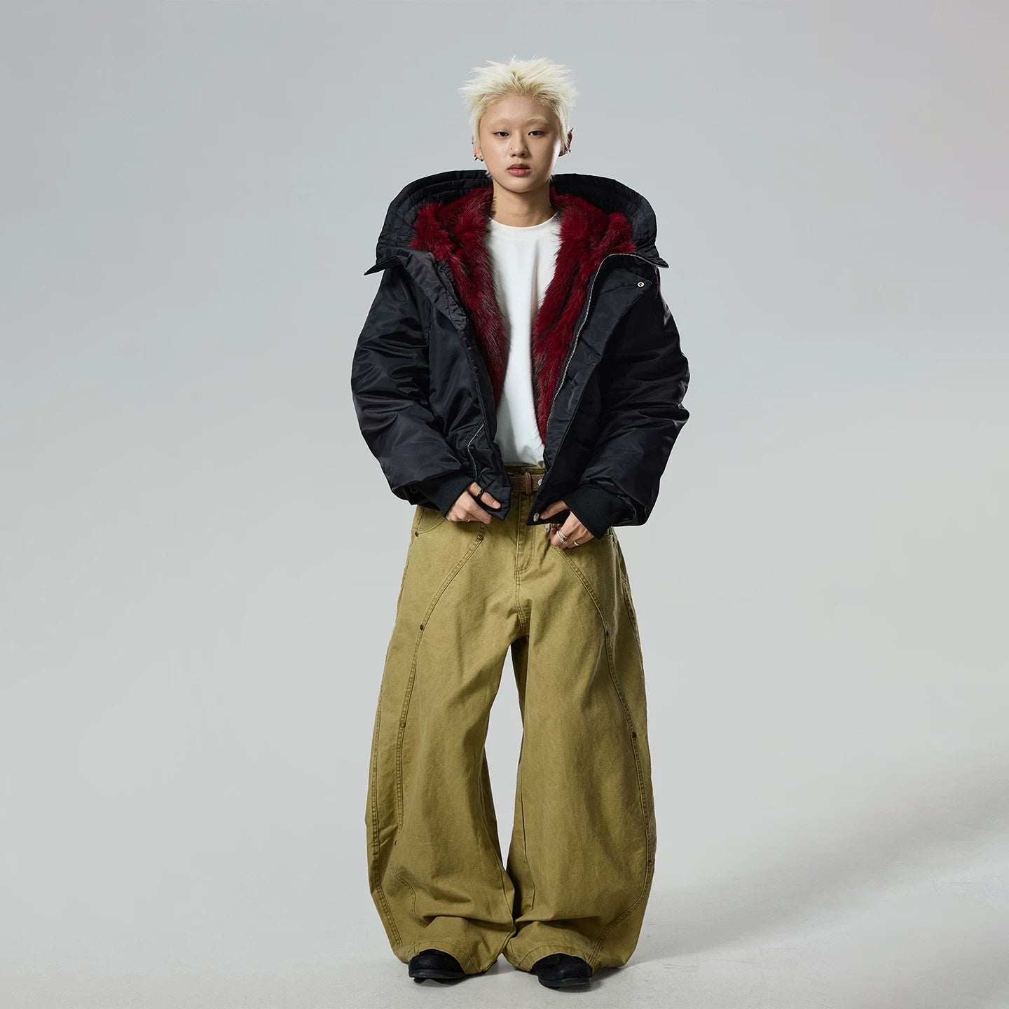 VINTAGE WASHED BALLOON PANTS