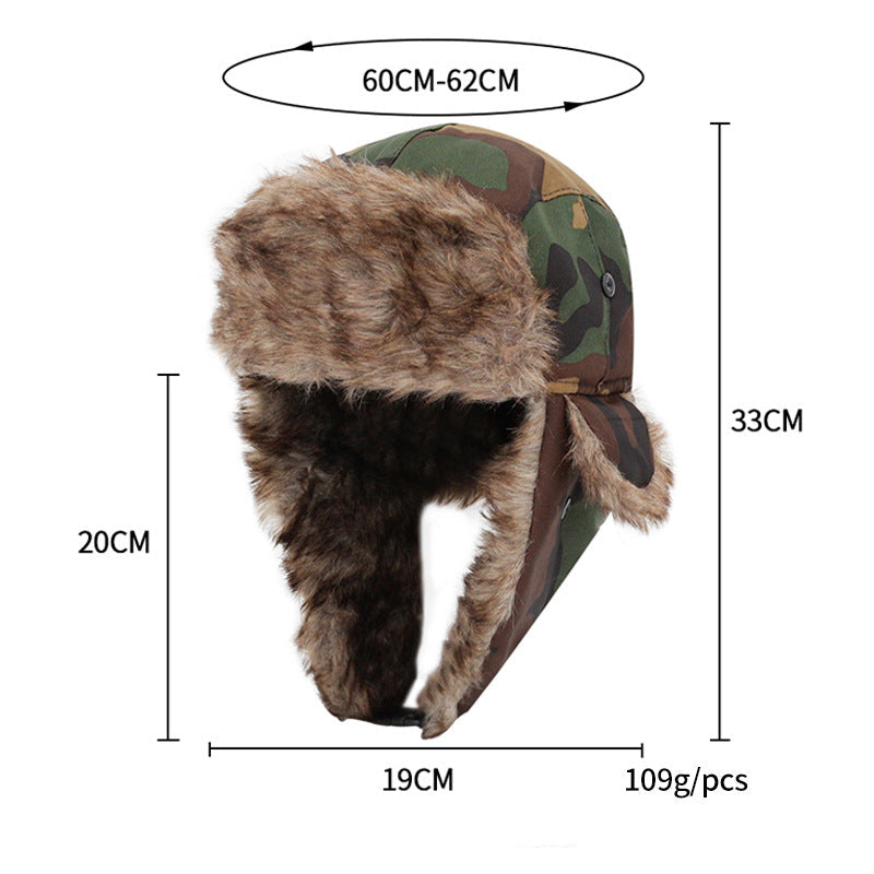 CAMO TRAAPER HAT