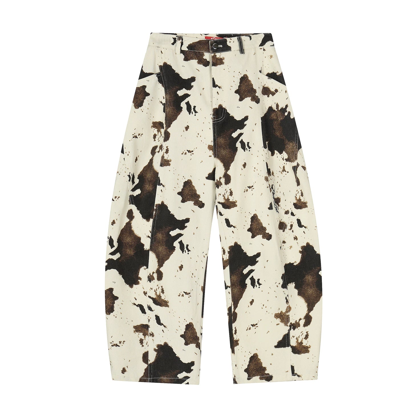 VINTAGE COWHIDE WIDE LEG PANTS