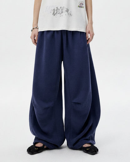 FADE DRAPE WIDE SWEAT PANTS