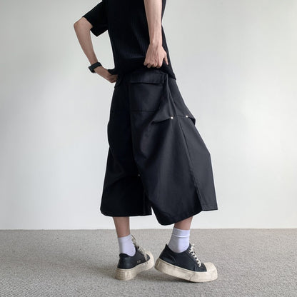 WIDE SILHOUETTE CROPPED PANTS