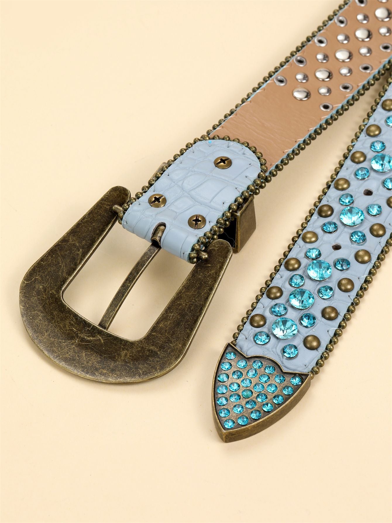 RHINESTONE ENCRUSTED BELT