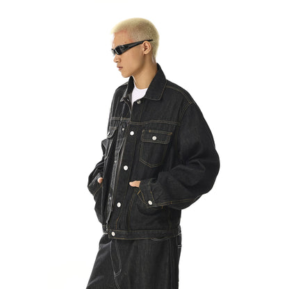 VINTAGE STYLE TRUCKER DENIM JACKET