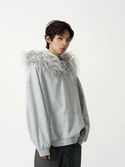 NORDIC FUR HOODIE