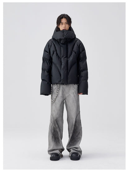 URBAN SHORT DOWN HOODED JACKET