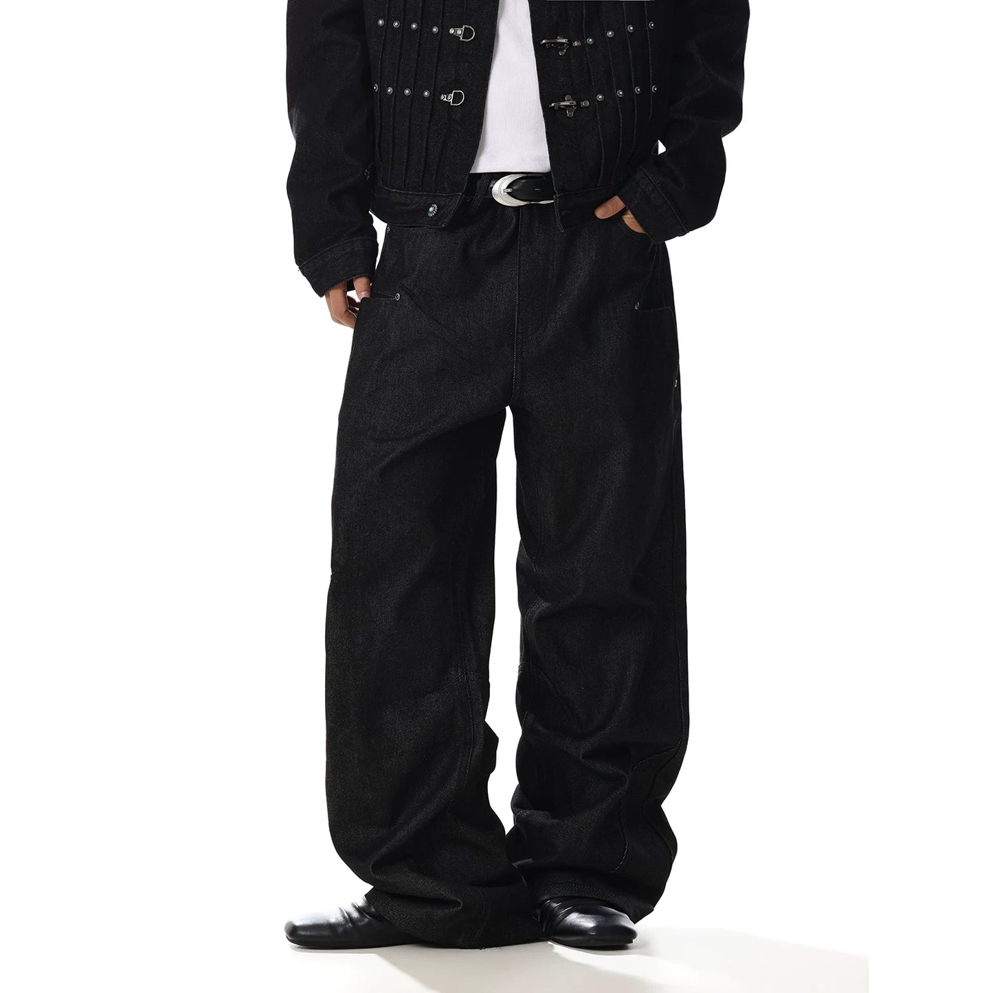 NOIR BAGGY DENIM