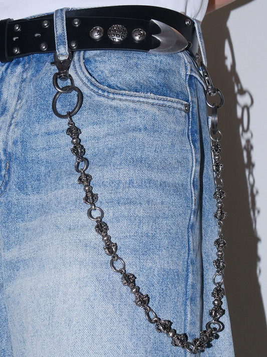 VINATGE HEAVY KNOT WALLET CHAIN