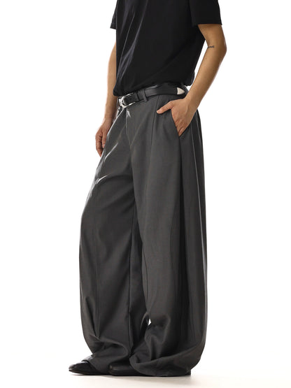 WIDE LEG TAILORED FLARE SLACKS