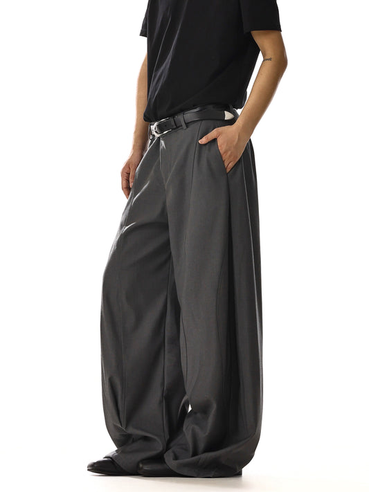 WIDE LEG TAILORED FLARE SLACKS