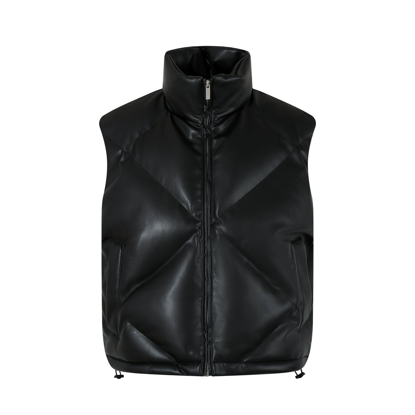 PU LEATHER PADDED VEST