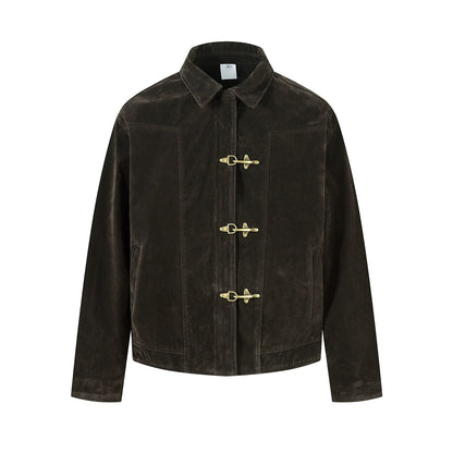 VINTAGE SUEDE FIREMAN JACKET