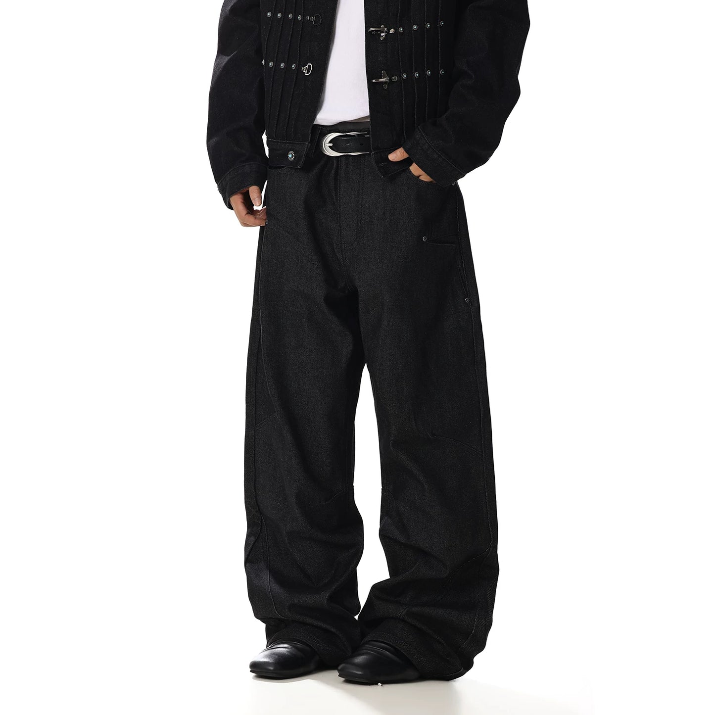 NOIR BAGGY DENIM
