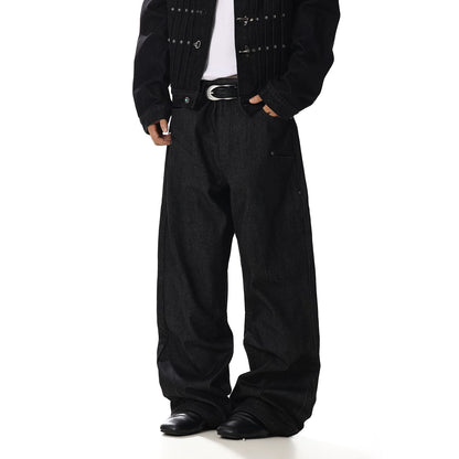 NOIR BAGGY DENIM