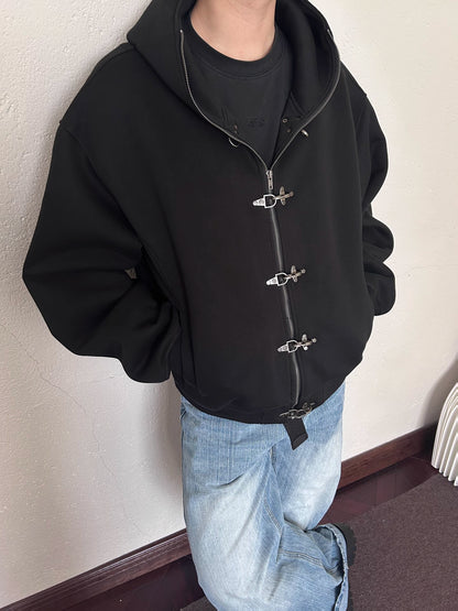 HEAVY FIREMAN HOODED JACKET