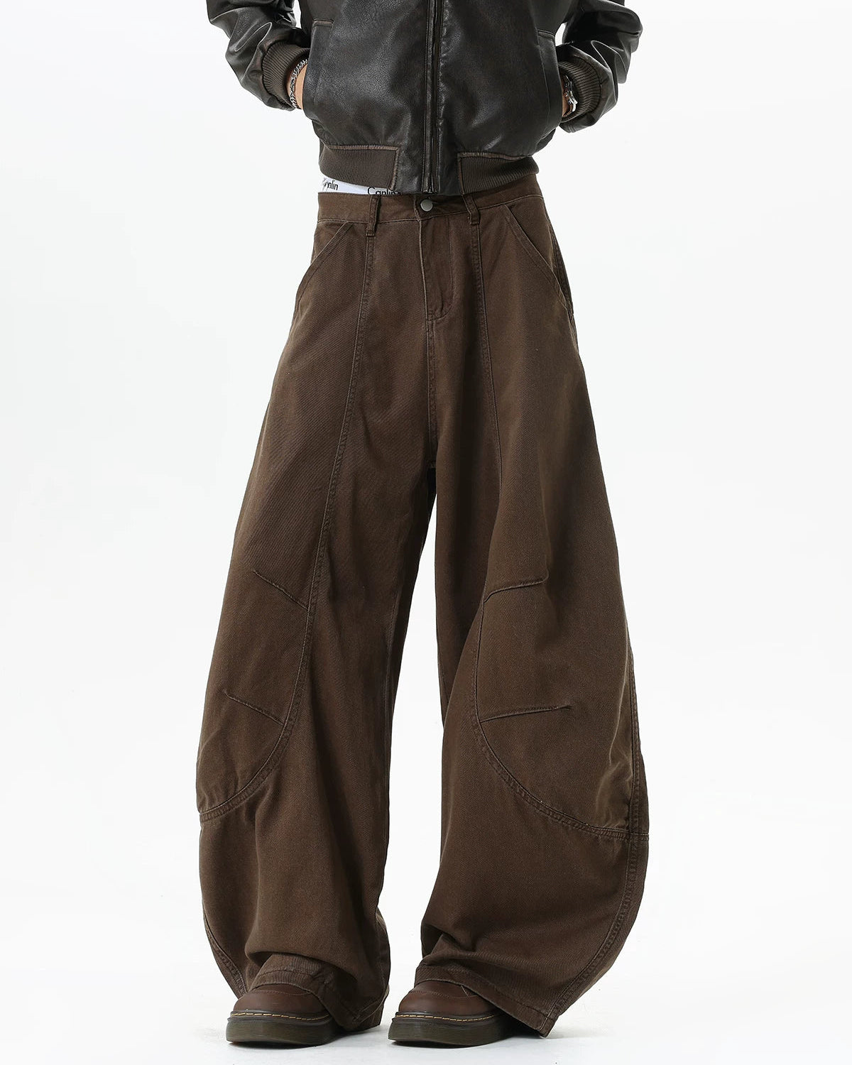 VINTAGE BARREL WIDE PANTS