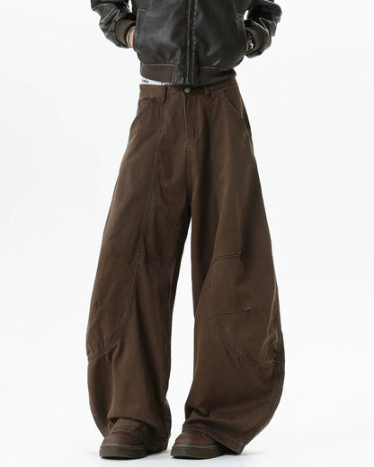 VINTAGE BARREL WIDE PANTS