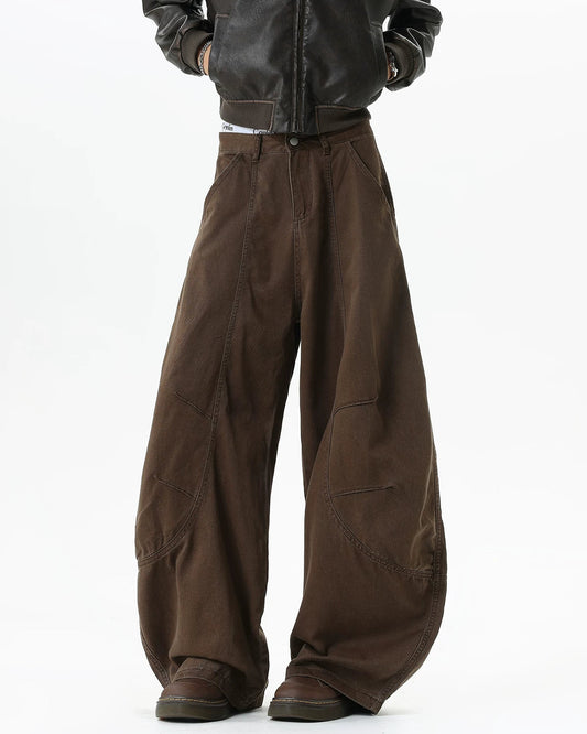 VINTAGE BARREL WIDE PANTS