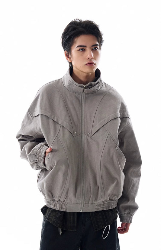 URBAN PANEL STRUCTURED ZIP JACKET