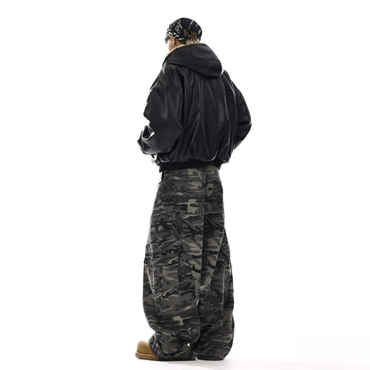 CAMO BAGGY CARGO PANTS