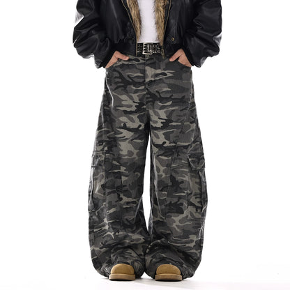 CAMO BAGGY CARGO PANTS