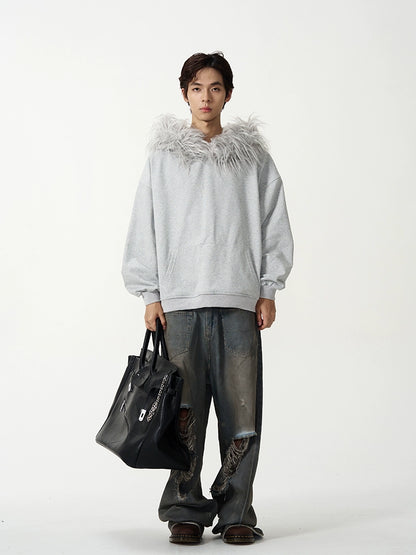NORDIC FUR HOODIE