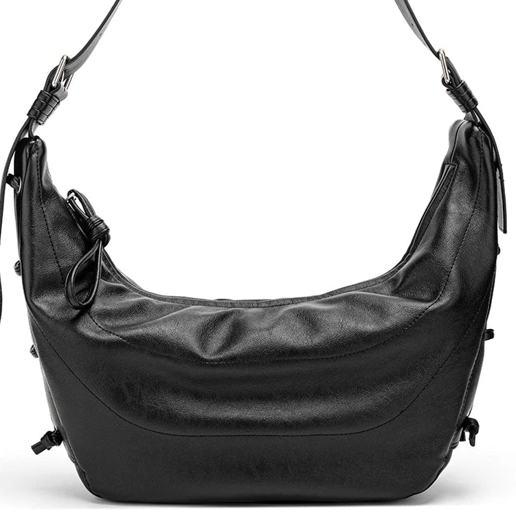 NOIR CRESCENT BAG