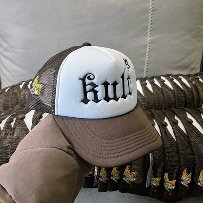 EMBROIDERY LOGO BUTTERFLY MESH CAP