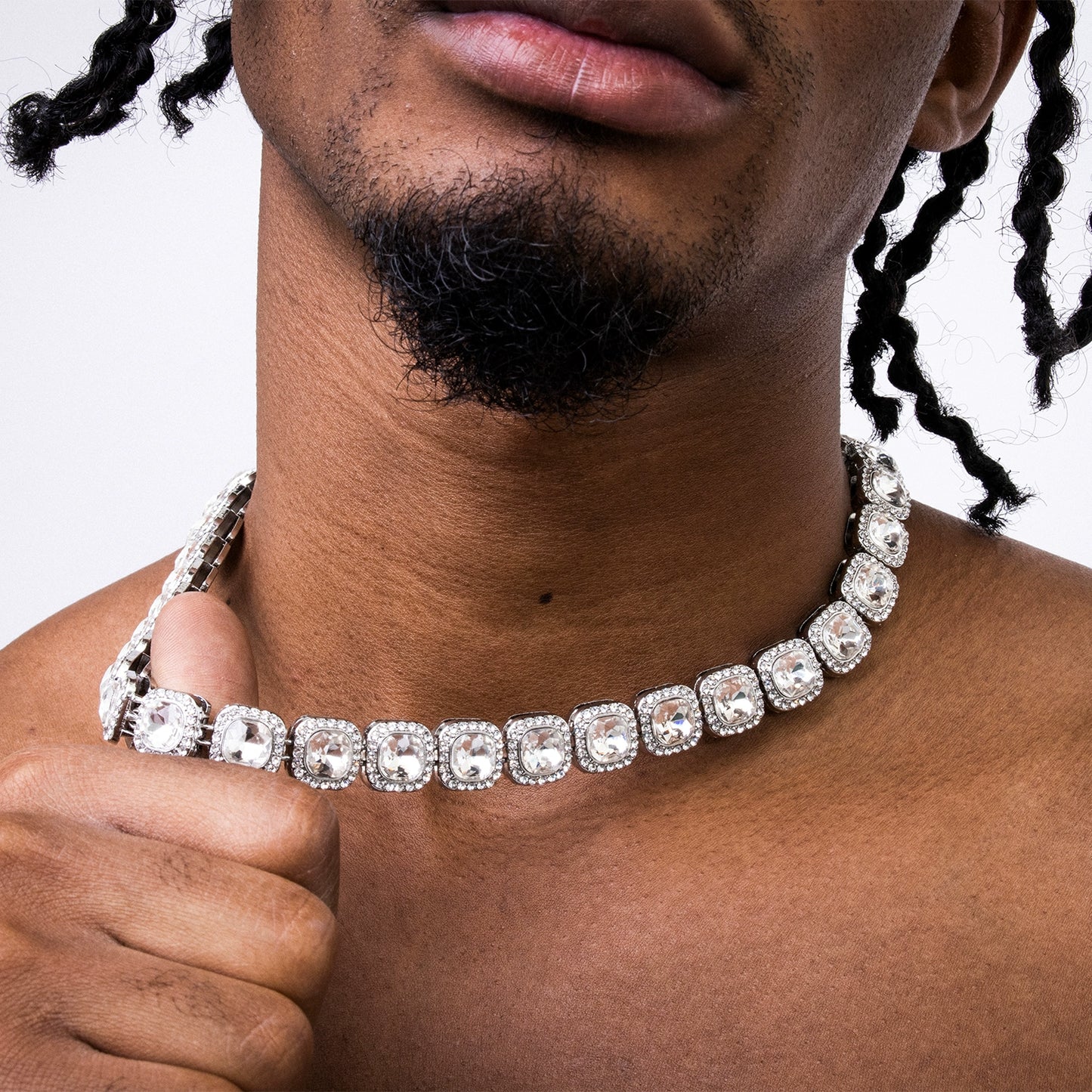CUBAN ZIRCON ICED NECKLACE