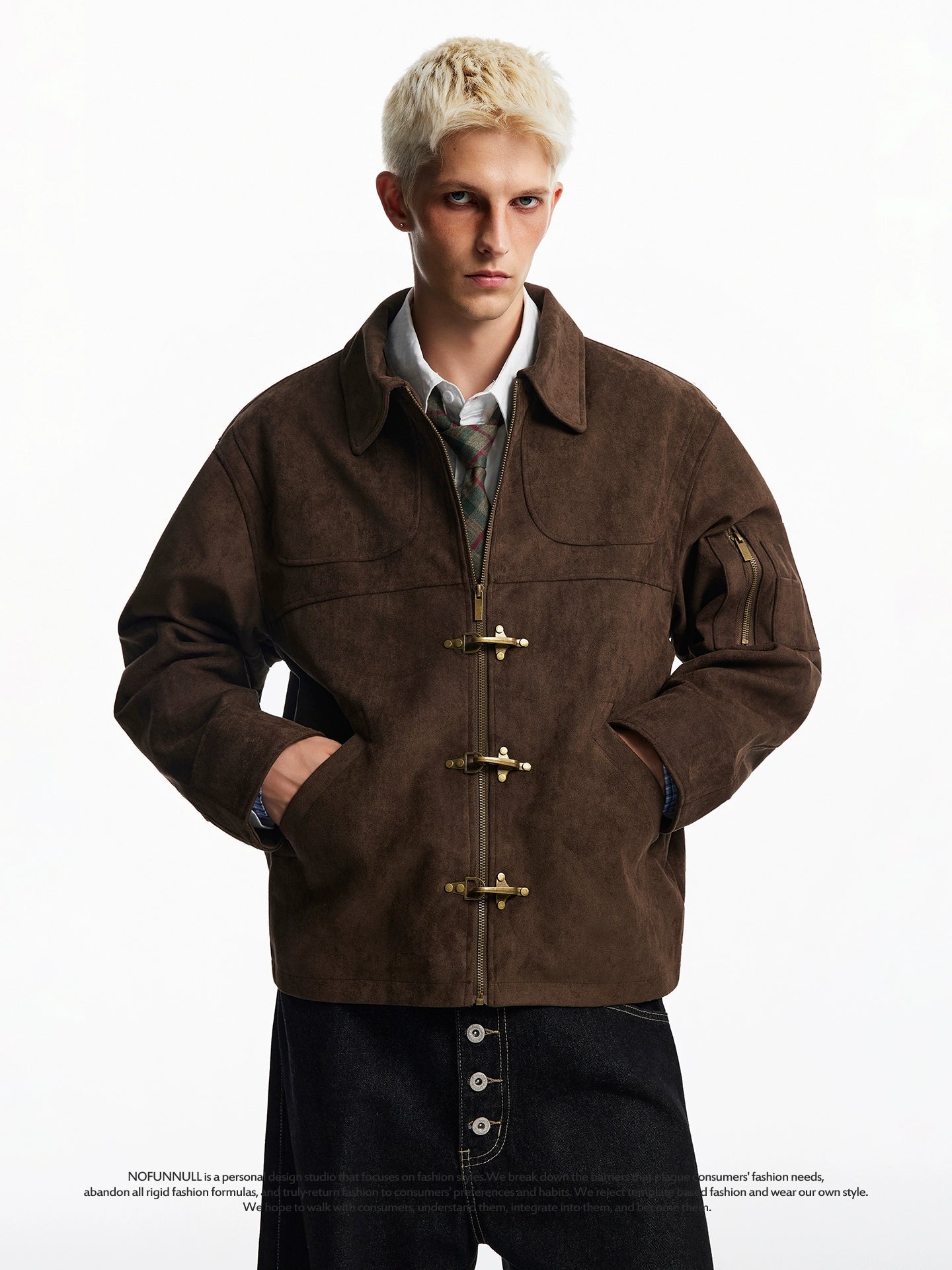 GOLD BUCKLE URBAN FIREMAN JACKET