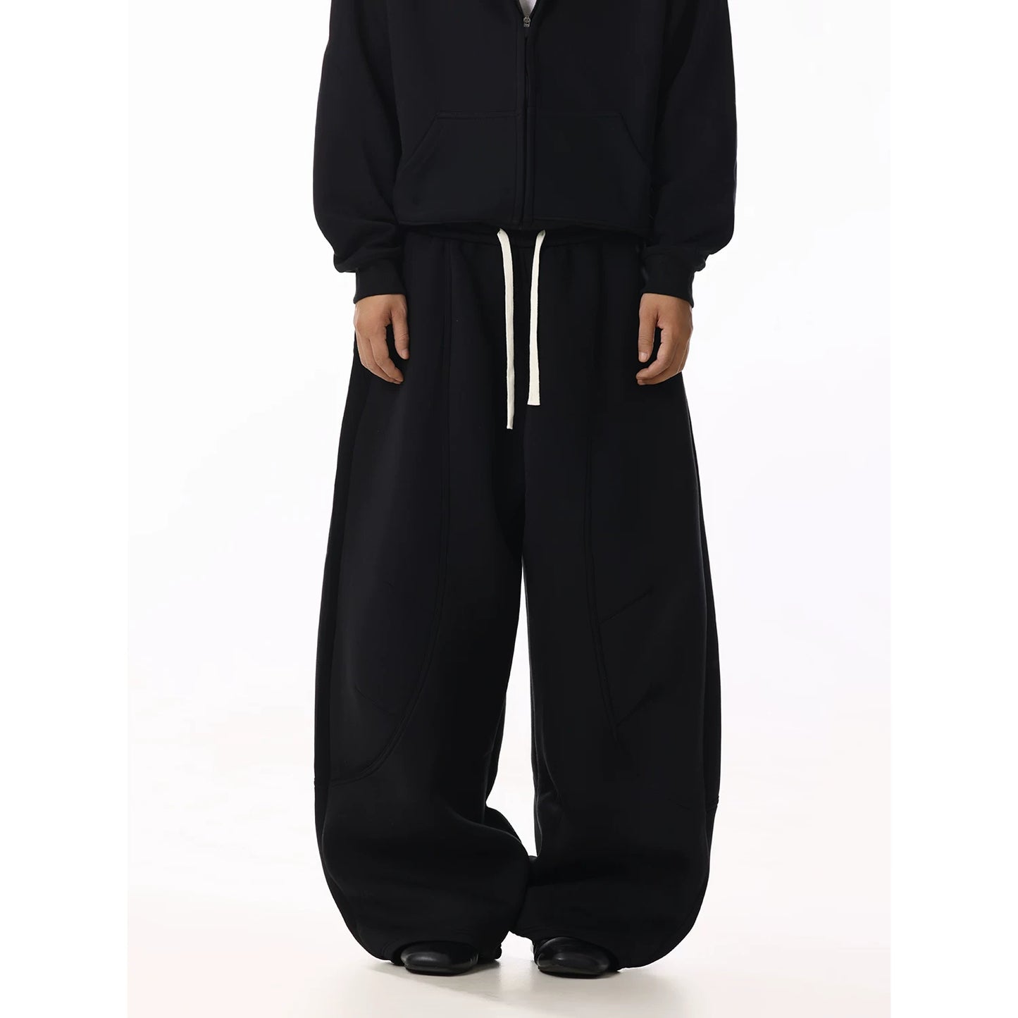 HEAVY WIDE SWEAT BAGGY PANTS