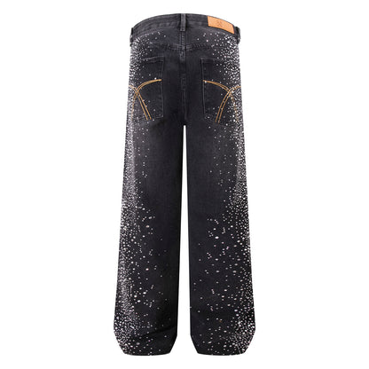 SPARKLERS RHINESTONE DENIM PANTS