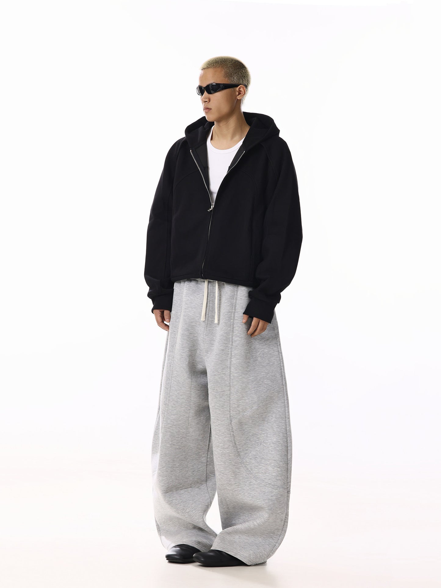 HEAVY WIDE SWEAT BAGGY PANTS