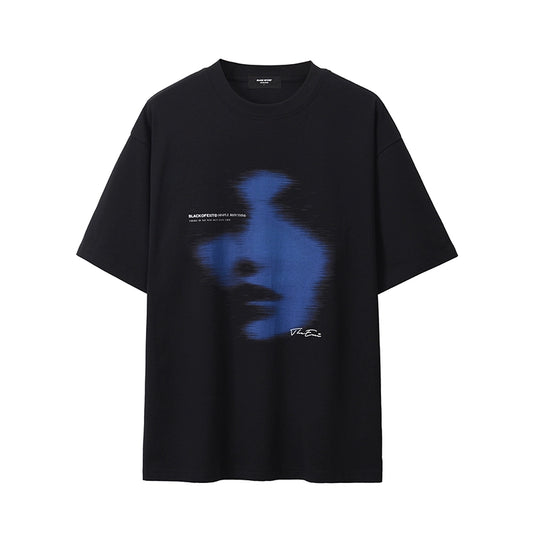 DARK ABSTRACT PHANTOM PRINT T-SHIRT