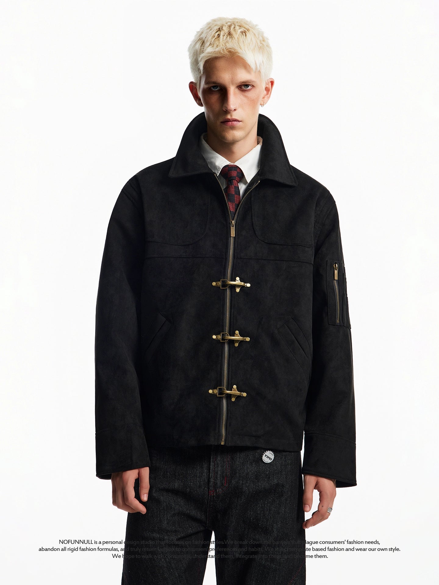 GOLD BUCKLE URBAN FIREMAN JACKET