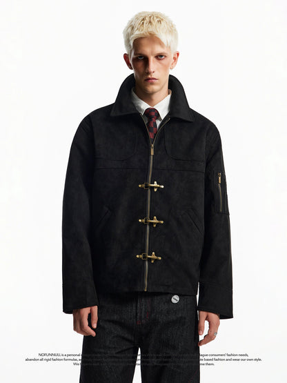 GOLD BUCKLE URBAN FIREMAN JACKET