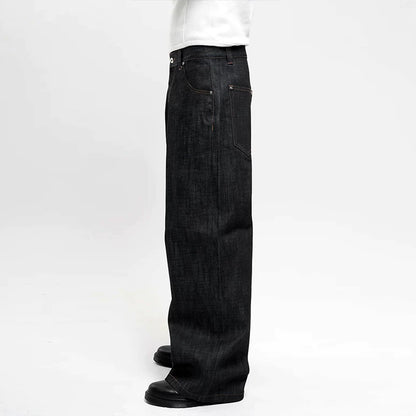 15oz HEAVY RAW BAGGY DENIM